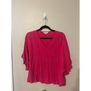 Andree By Unit Pink Peasent Top